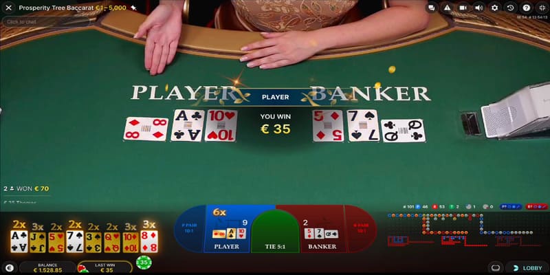 Quy định rút thêm lá bài thứ 3 trong Baccarat 69VN